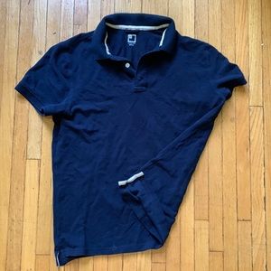 Men’s blue polo shirt